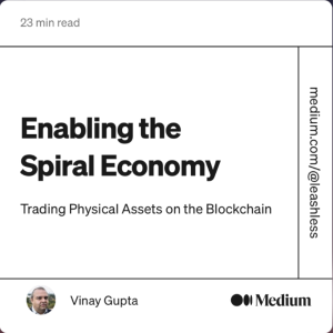 Enabling the Spiral Economy Medium Article